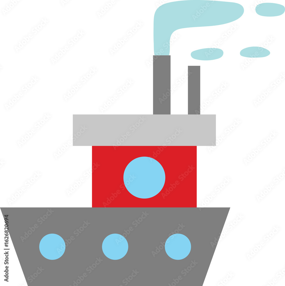 Fototapeta premium 증기선