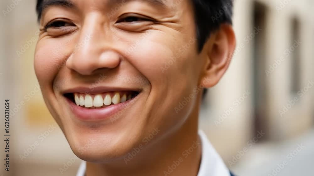 Young Man with a Genuine Smile Young Man with a Genuine Smile