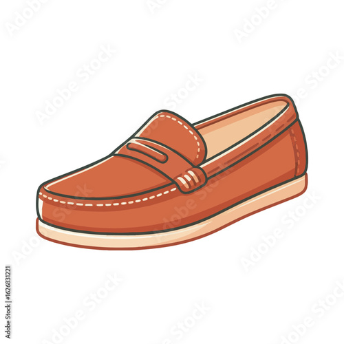 
loafer shoe illustration design
