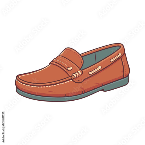 
loafer shoe illustration design
