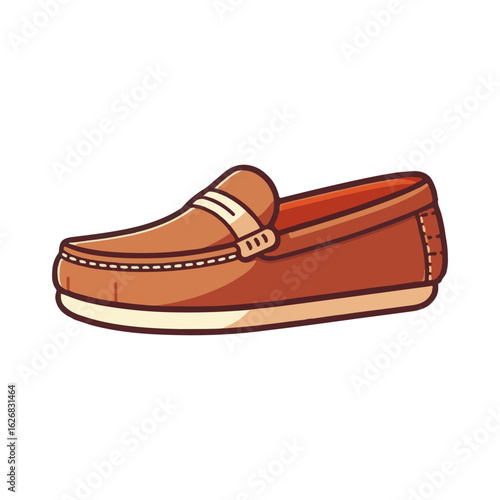 
loafer shoe illustration design

