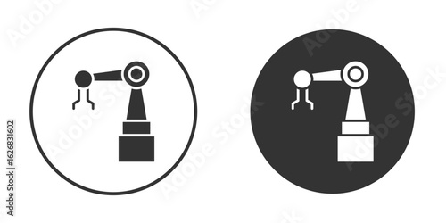 Industrial robot icon
