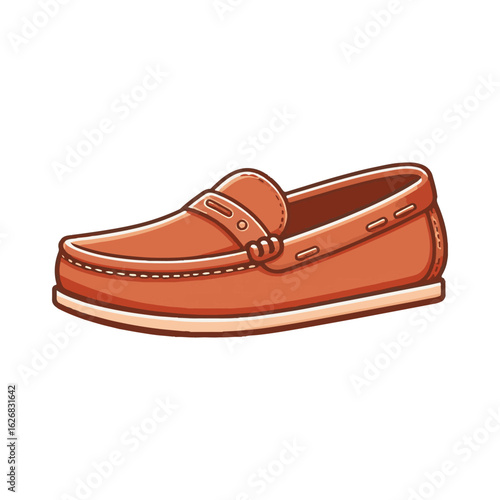 
loafer shoe illustration design
