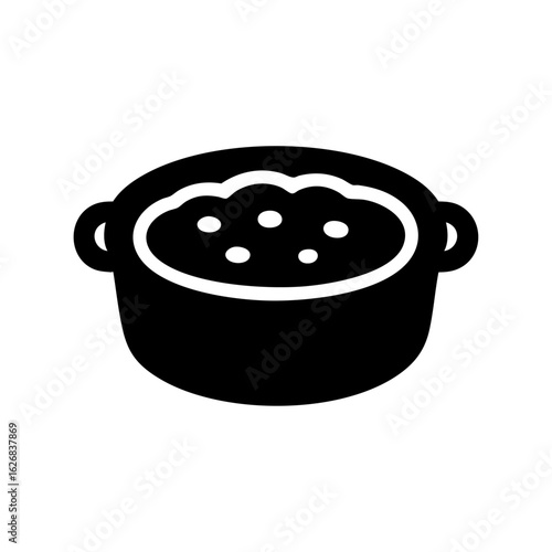 ドリアのシルエットアイコン｜Silhouette Icon of Doria