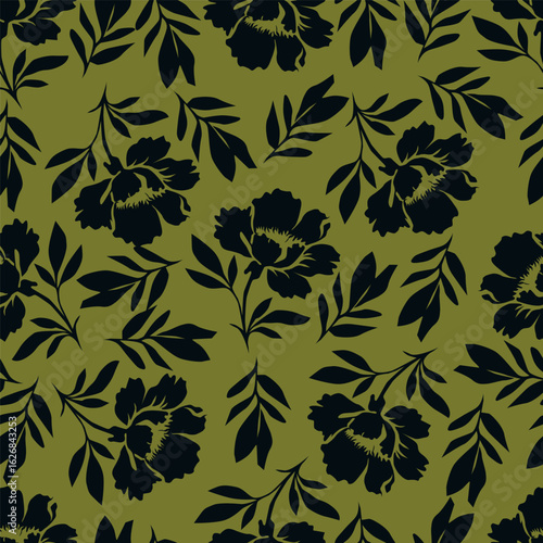 Vintage seamless floral pattern. Liberty style background of small pastel colorful flowers. Small flowers scattered over a white background. Stock vector for printing on surfaces