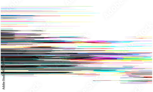 Scan lines glitch effect horizontal overlay on transparent background, rough screen banding texture, analog television monitor noise, old computer screen distortion, signal interference pattern