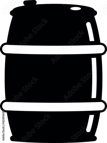 Black barrel icon