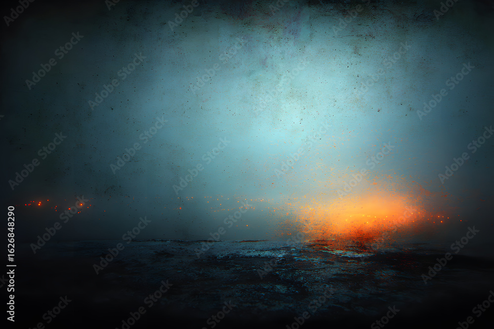 Obraz premium Abstract gritty background - dark, dim, murky and gloom texture - negative, spooky and mysterious style