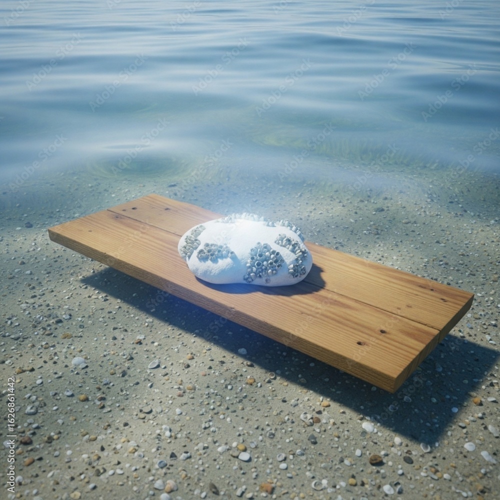 Obraz premium Oceanic Relic Product Presentation