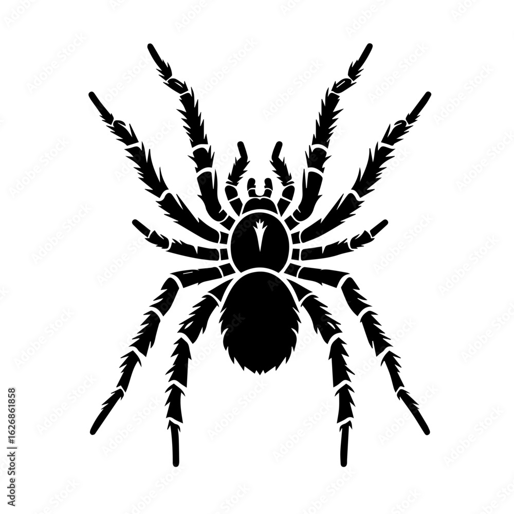 Obraz premium spider on a white background