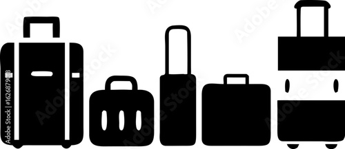 Luggage Silhouette Set