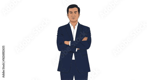 portrait of a handsome businessman