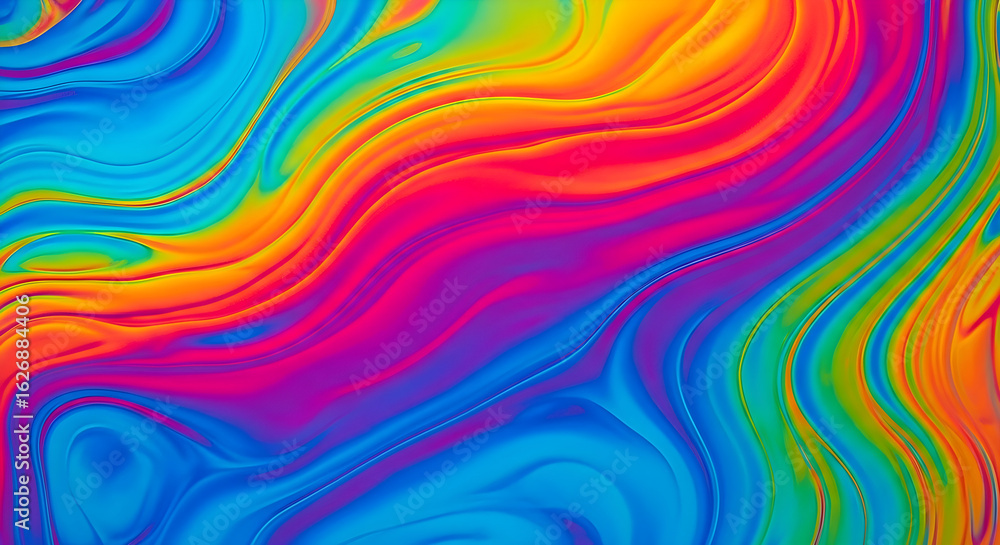 Fototapeta premium Abstract colorful fluid wave background design