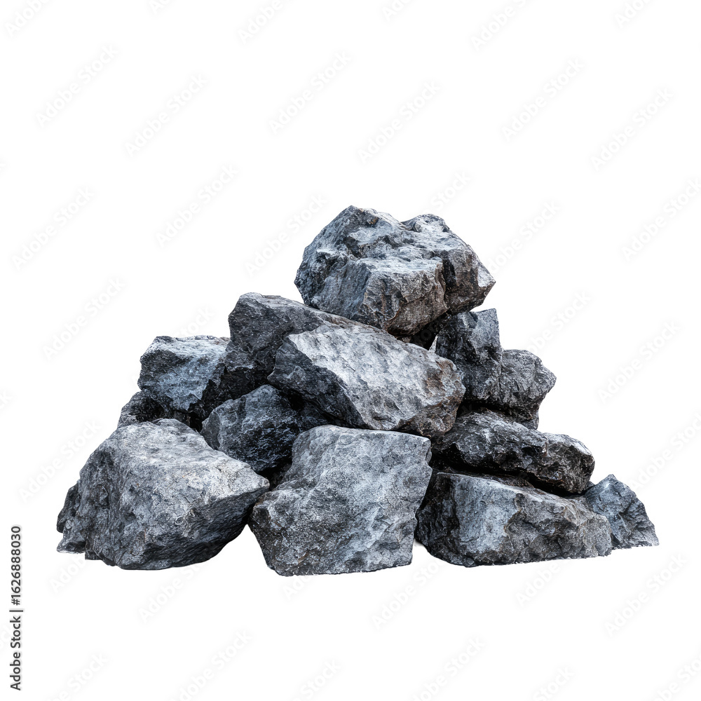 Fototapeta premium Pile of gray rocks
