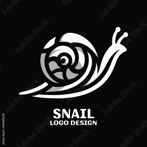 Snail Vector Logo Design