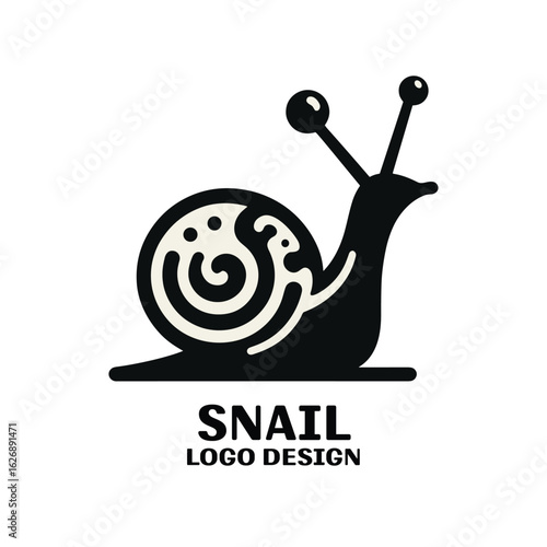 Snail Vector Logo Design