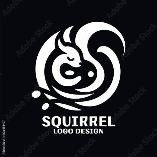 Squirrel Vector Logo Design