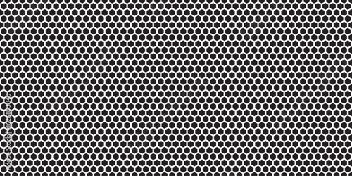 Seamless vector mesh of metal grid with a perforated steel texture