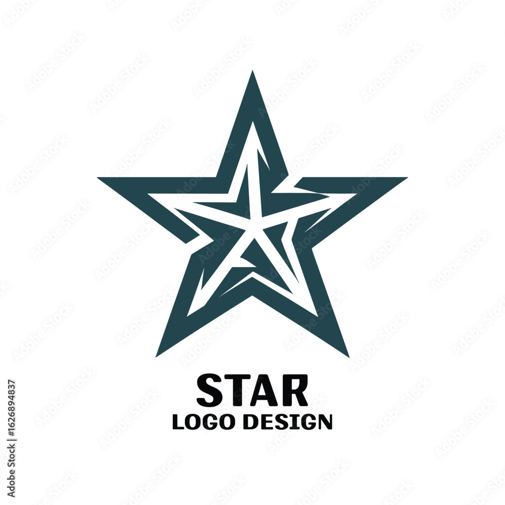 Obraz premium Star Vector Logo Design