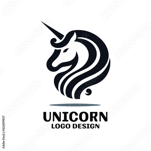 Unicorn Vector Logo Design