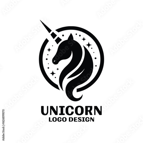 Unicorn Vector Logo Design