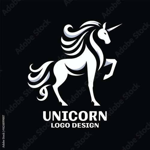 Unicorn Vector Logo Design
