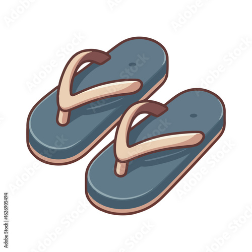 
flip flop illustration design