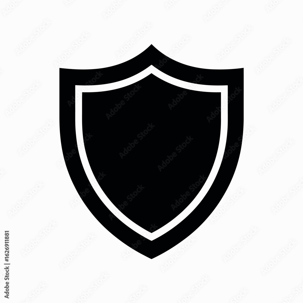 Shield Icon Vector Illustration Symbolizing Protection Security and Defense in a Modern Graphic Design Style Shield Icon Vector Illustration Symbolizing Protection Security and Defense in a Modern Graphic Design Style