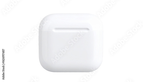 AirPods Case PNG, Wireless Earbuds Protective Case Isolated, Transparent Background, Technology, Gadget, and Accessories Illustration