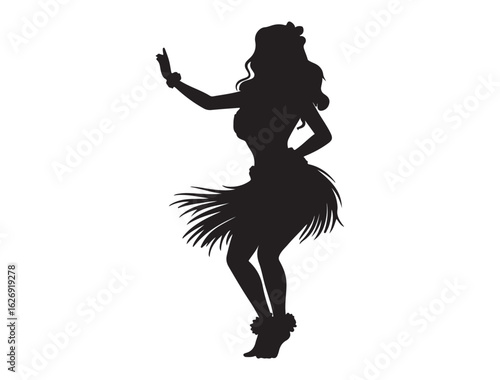 HULA DANCER SILHOUETTE