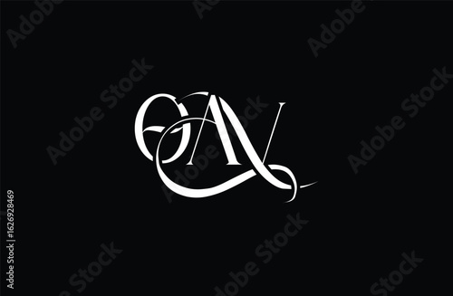 Initial OAV letter logo design. Elegant Monogram Logo Design with Decorative Elements and Typography