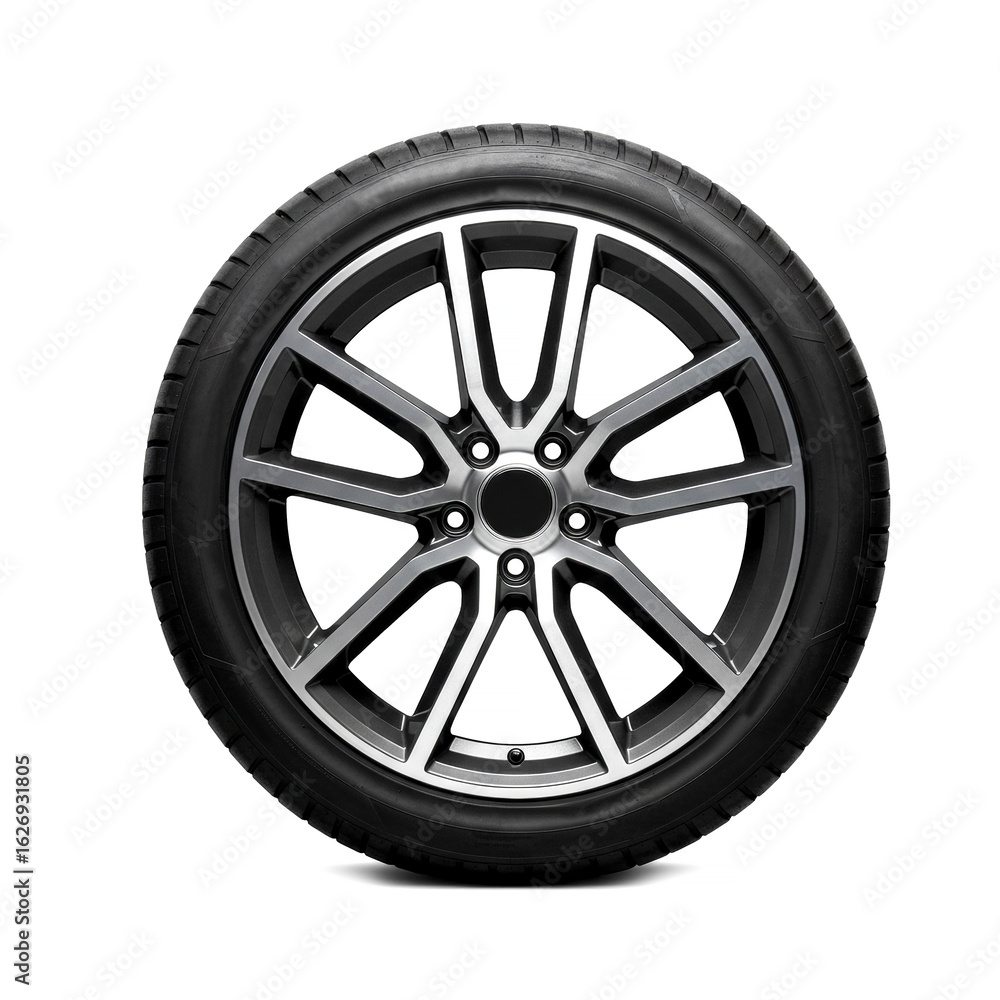Car Wheel isolated on white background Car Wheel isolated on white background