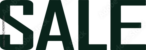 Sale Text on Light Background, Promotional Offer, Discount Announcement