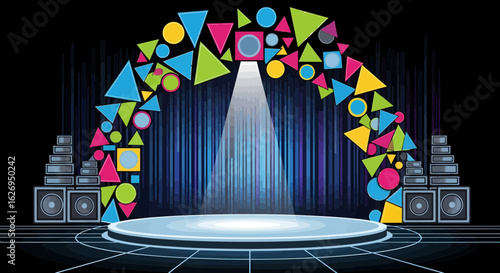 Tic Tac Toe Game, Digital Art, Interactive, Modern Design, Vector Illustration, Minimalist Style, Fun Concept