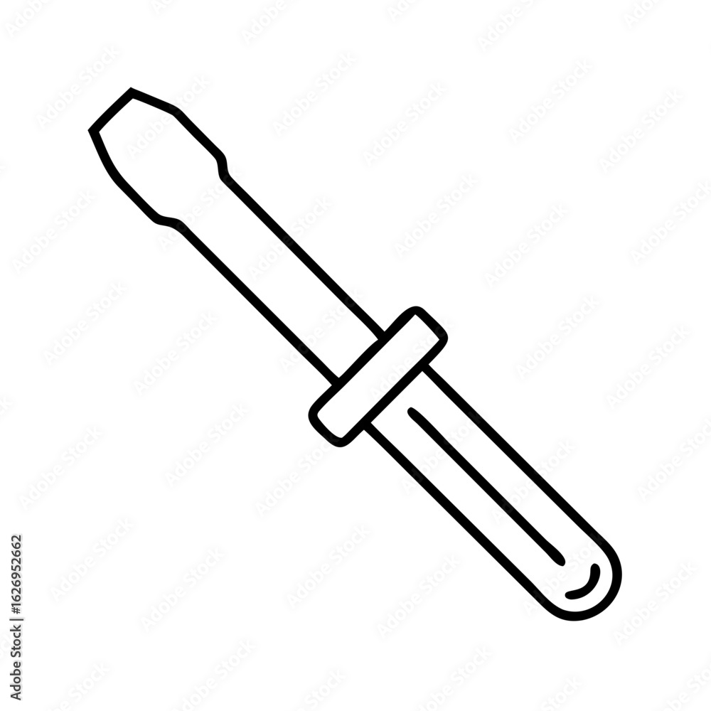 Dropper tool outline vector illustration, laboratory equipment, chemistry dropper, medicine dropper tool Dropper tool outline vector illustration, laboratory equipment, chemistry dropper, medicine dropper tool