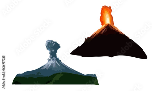 volcano eruption