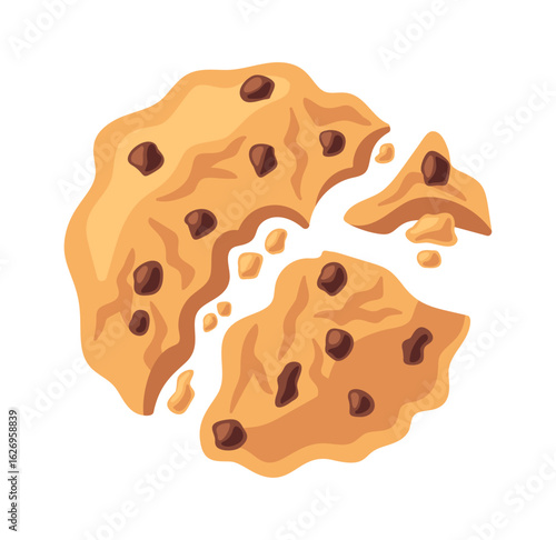 Holiday baking cookie cracked biscuit