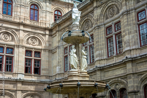 Statues from the opera house in Vienna, Austria 
