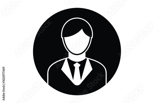 gender neutral avatar vector icon silhouette illus