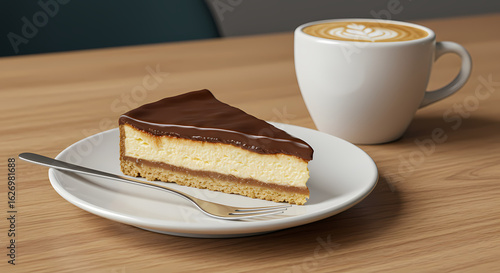 Torta Holandesa – Brazilian Dutch Pie Slice Bakery Dessert in Coffee Shop
