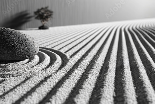 black and white spa background 