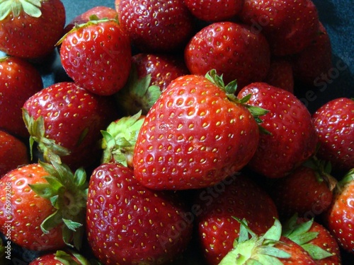 strawberries in a box