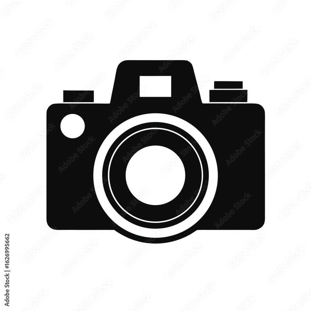 Camera Logo vector design Illustration. black Photo camera silhouette logo. Photography symbol. Photographing sign. Camera Logo vector design Illustration. black Photo camera silhouette logo. Photography symbol. Photographing sign.