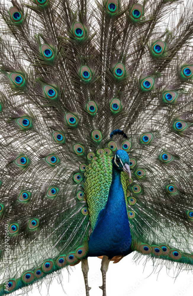 Obraz premium Majestic Displays Vibrant Plumage