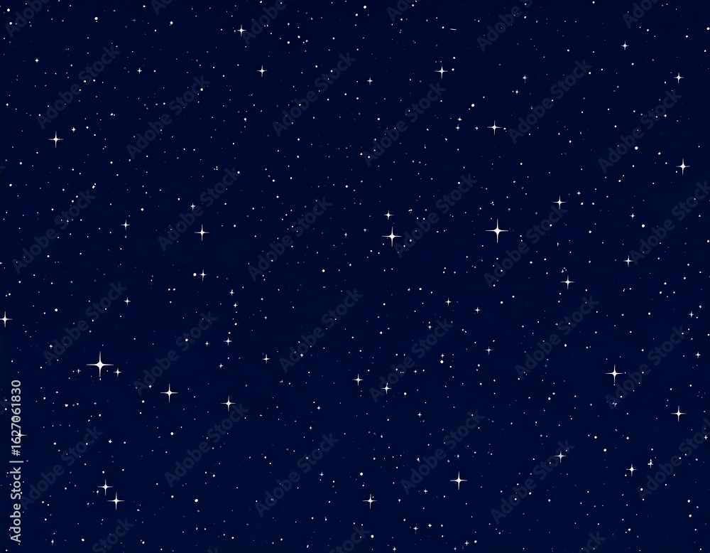 Fototapeta premium Night sky with numerous stars