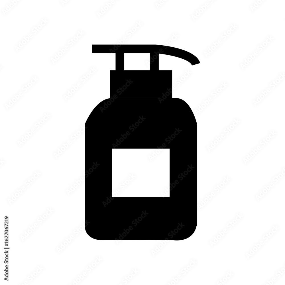 vector illustration of a shampoo bottle vector illustration of a shampoo bottle