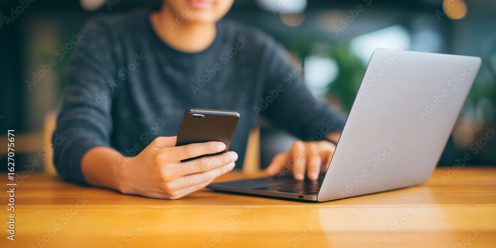 Fototapeta premium entrepreneur funding options finance portal screen view