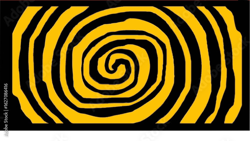 black and yellow abstract