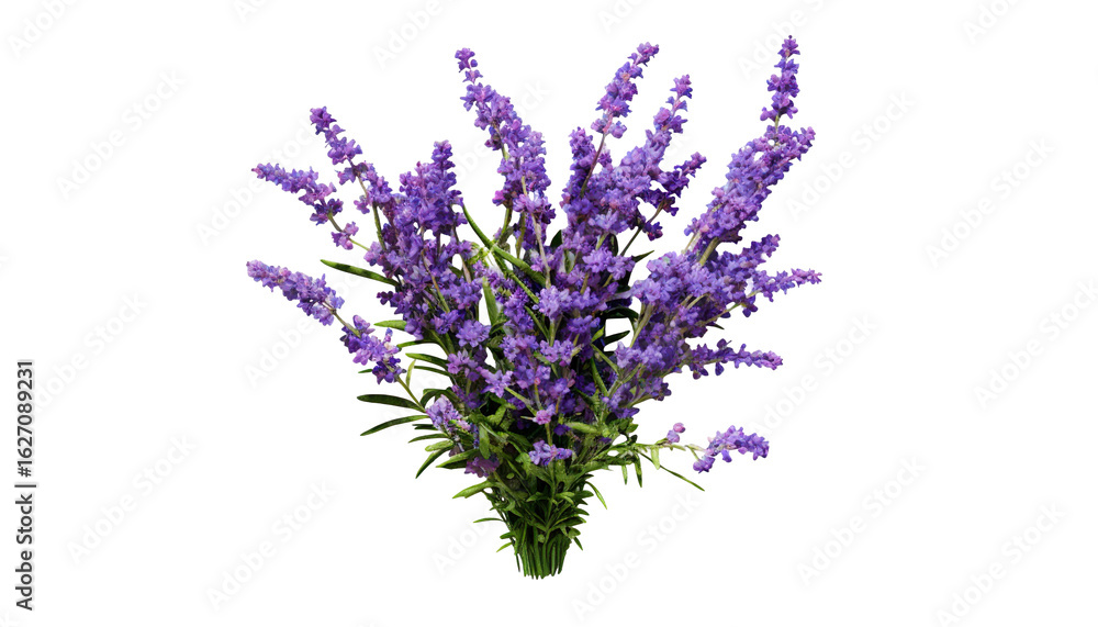 Fototapeta premium Vibrant bouquet of purple lavender flowers