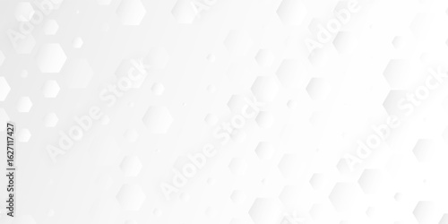 Background of hexagons with grey tonality
